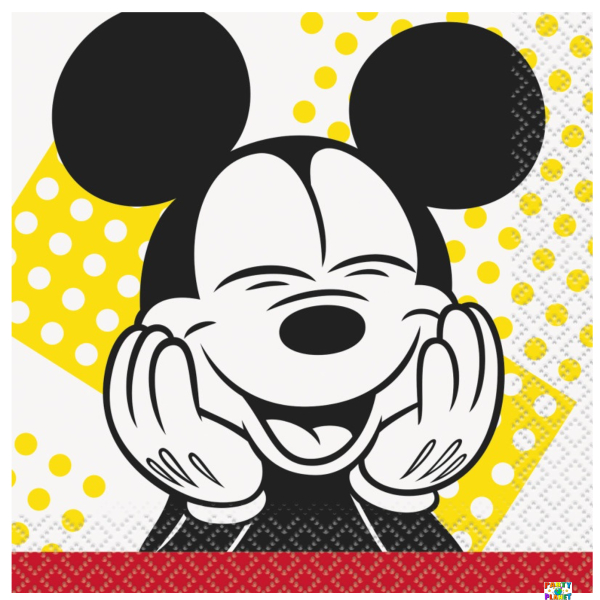 Disney Mickey Mouse Beverage Napkins 16ct