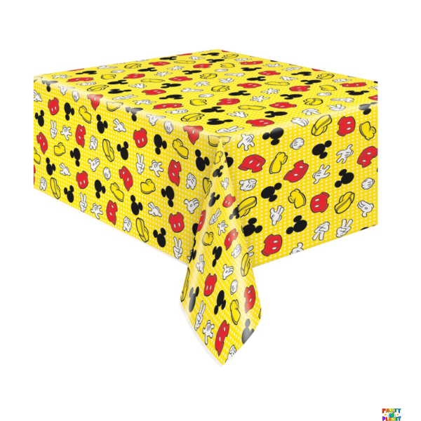 Disney Mickey Mouse Rectangular Plastic Table Cover 54" x 84"