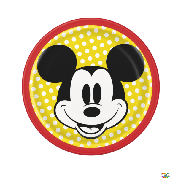 Disney Mickey Mouse Round 7" Dessert Plates 8ct