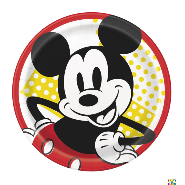 Disney Mickey Mouse Round 9" Dinner Plates 8ct.