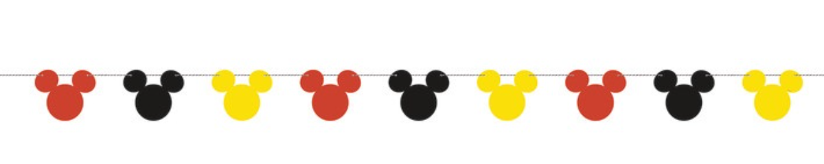Disney Mickey Mouse Garland Banner 7ft.