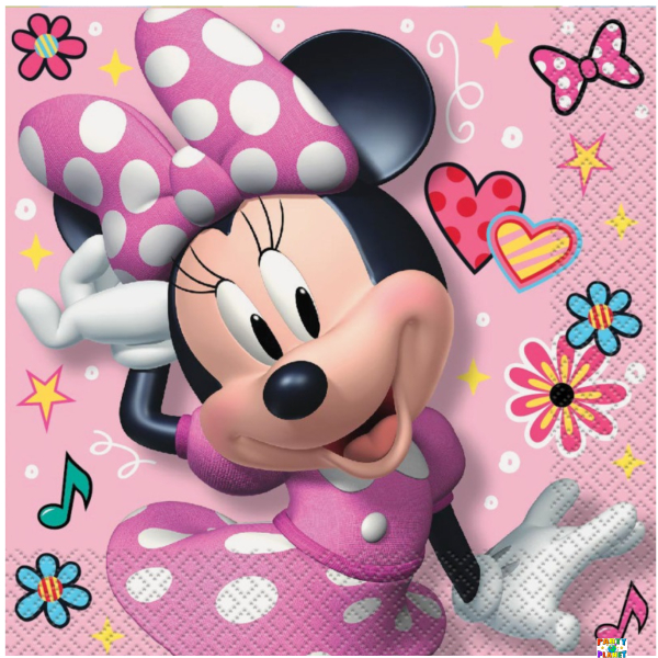 Disney Iconic Minnie Mouse Luncheon Napkins 16ct