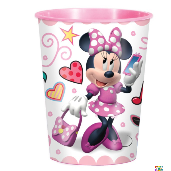 Disney Iconic Minnie Mouse 16oz Plastic Stadium Cup