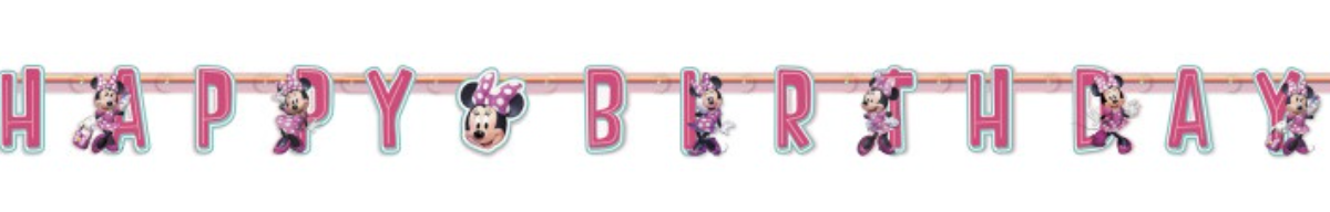 Disney Iconic Minnie Mouse Large Jointed Banner