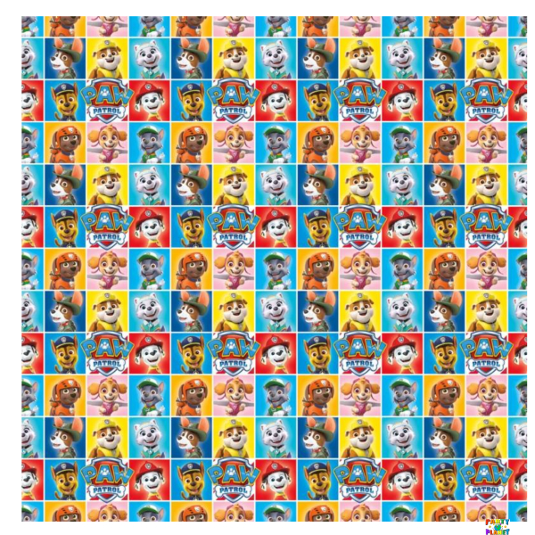 Paw Patrol Gift Wrap 30" x 5 ft