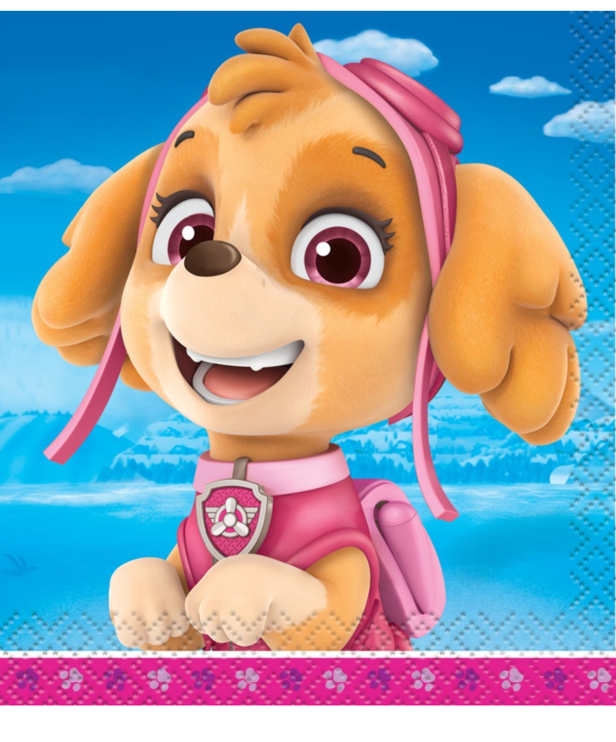 Paw Patrol Girl Beverage Napkins 16ct