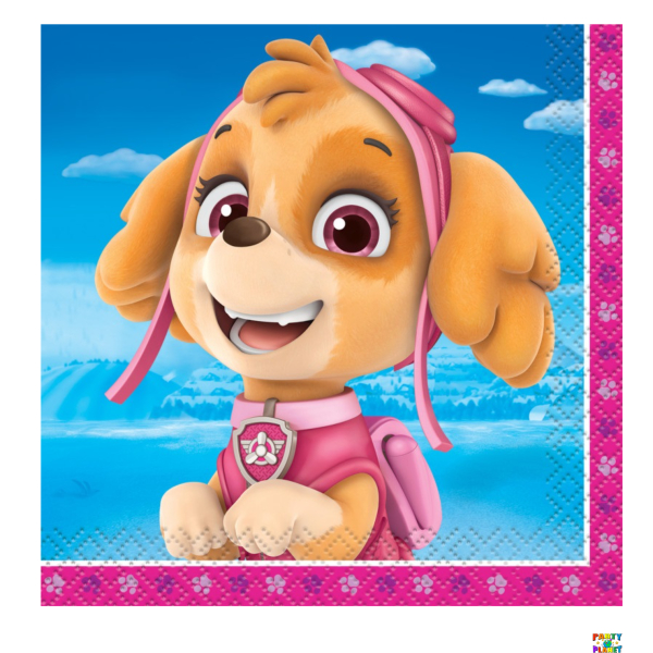Paw Patrol Girl Beverage Napkins 16ct