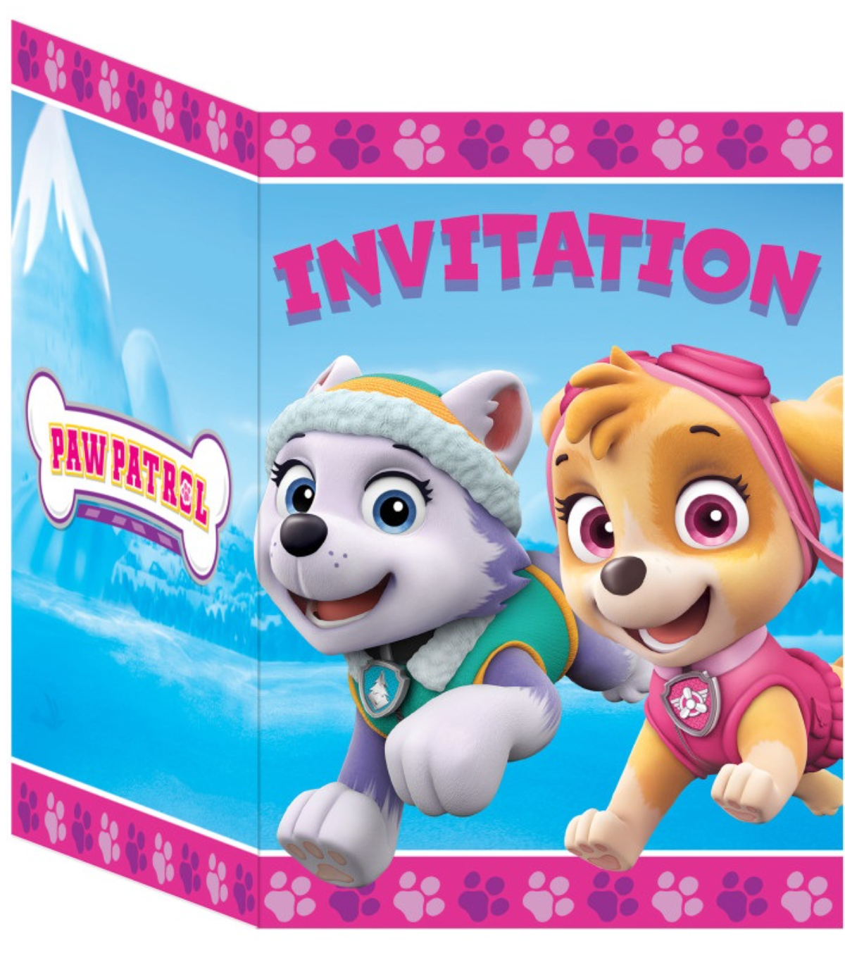 Paw Patrol Girl Invitations 8ct.
