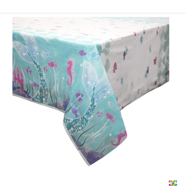Mermaid Plastic Table Cover