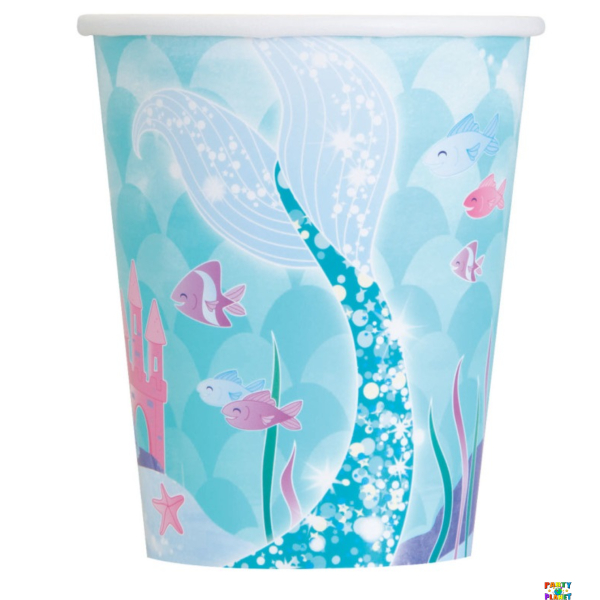 Mermaid 9oz Paper Cups