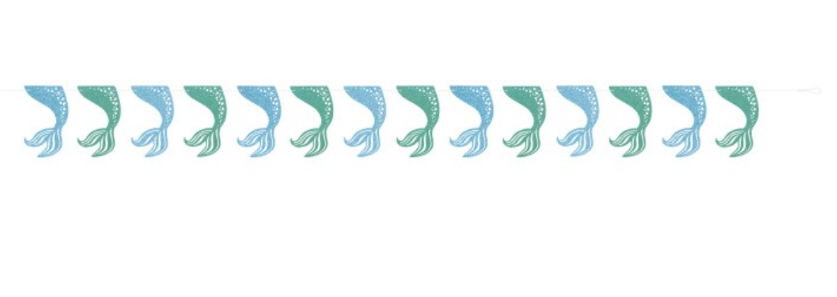 Mermaid Glitter Garland