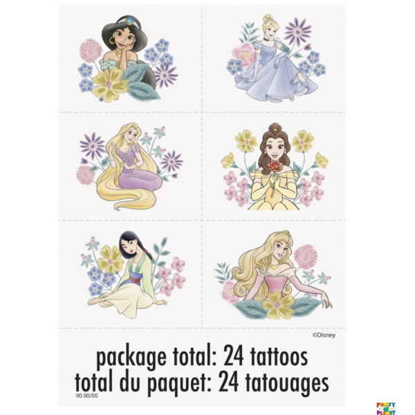Disney Princess Tattoos 24ct.