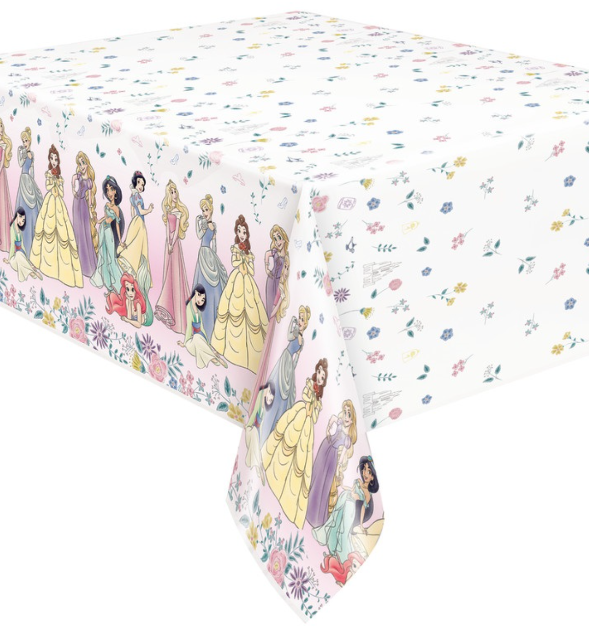 Disney Princess Rectangular Plastic Table Cover  54" x 84"