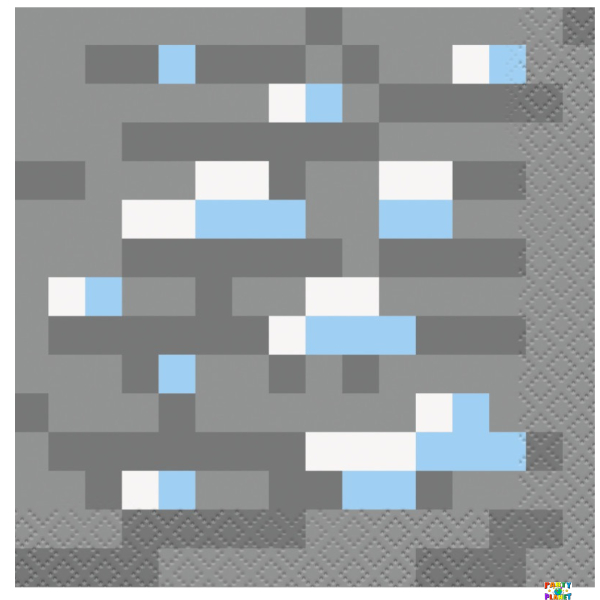 Minecraft Beverage Napkins 16ct.