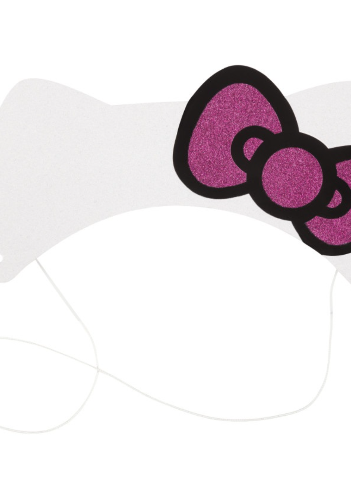 Hello Kitty Glitter Party Headbands, 4-Pack - Colorful & Fun