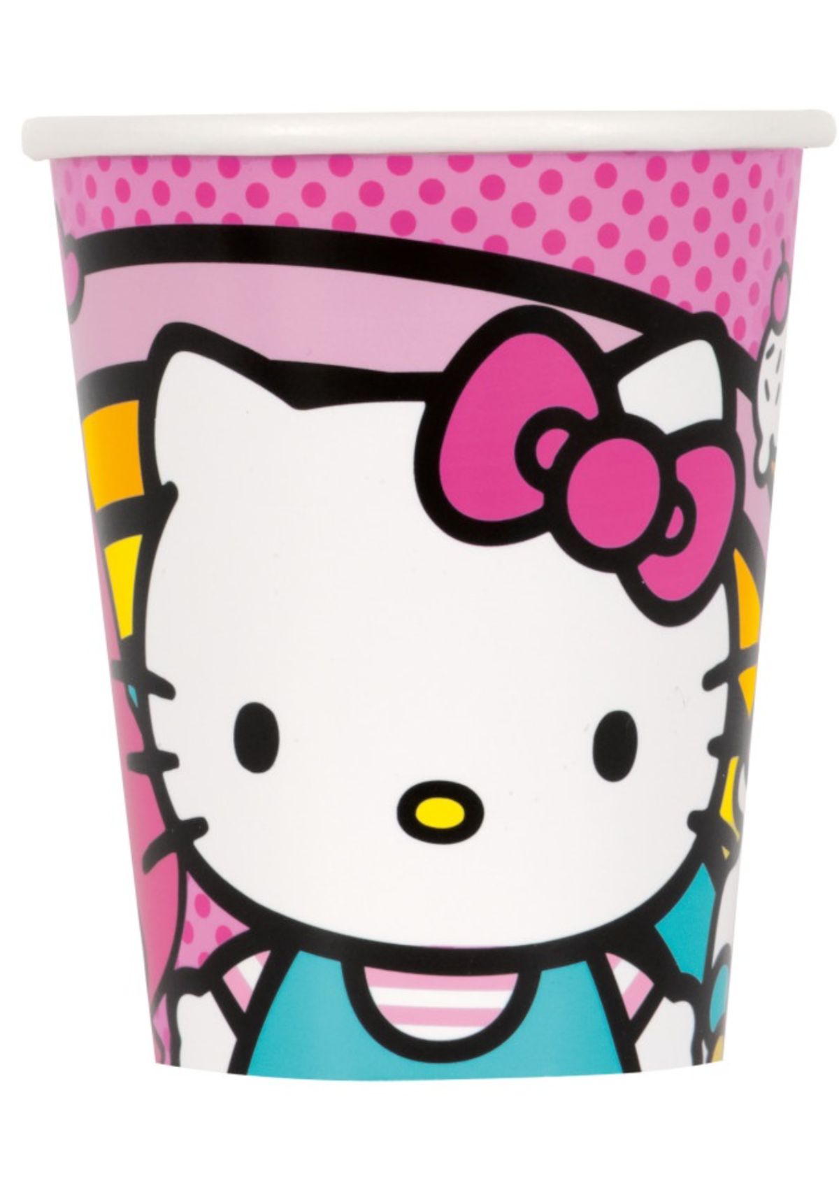 Hello Kitty & Friends 9oz Colorful Paper Cups, 8-Pack