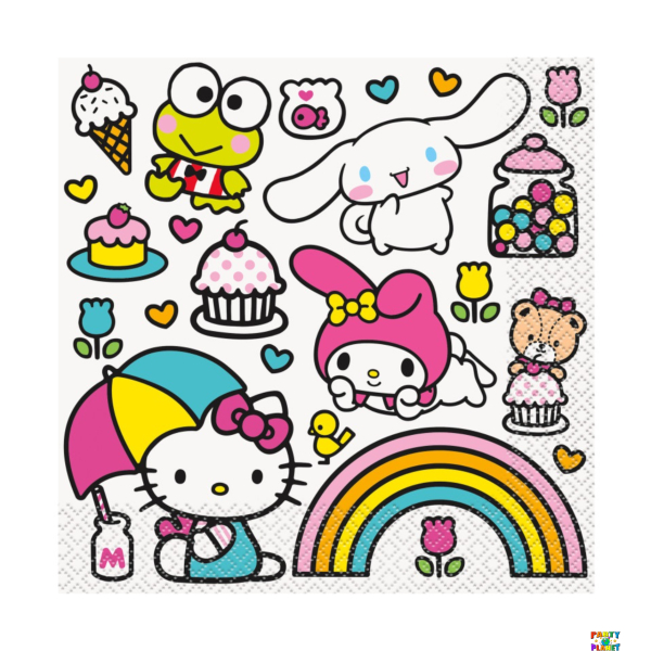 Hello Kitty & Friends 16-Pack Paper Luncheon Napkins