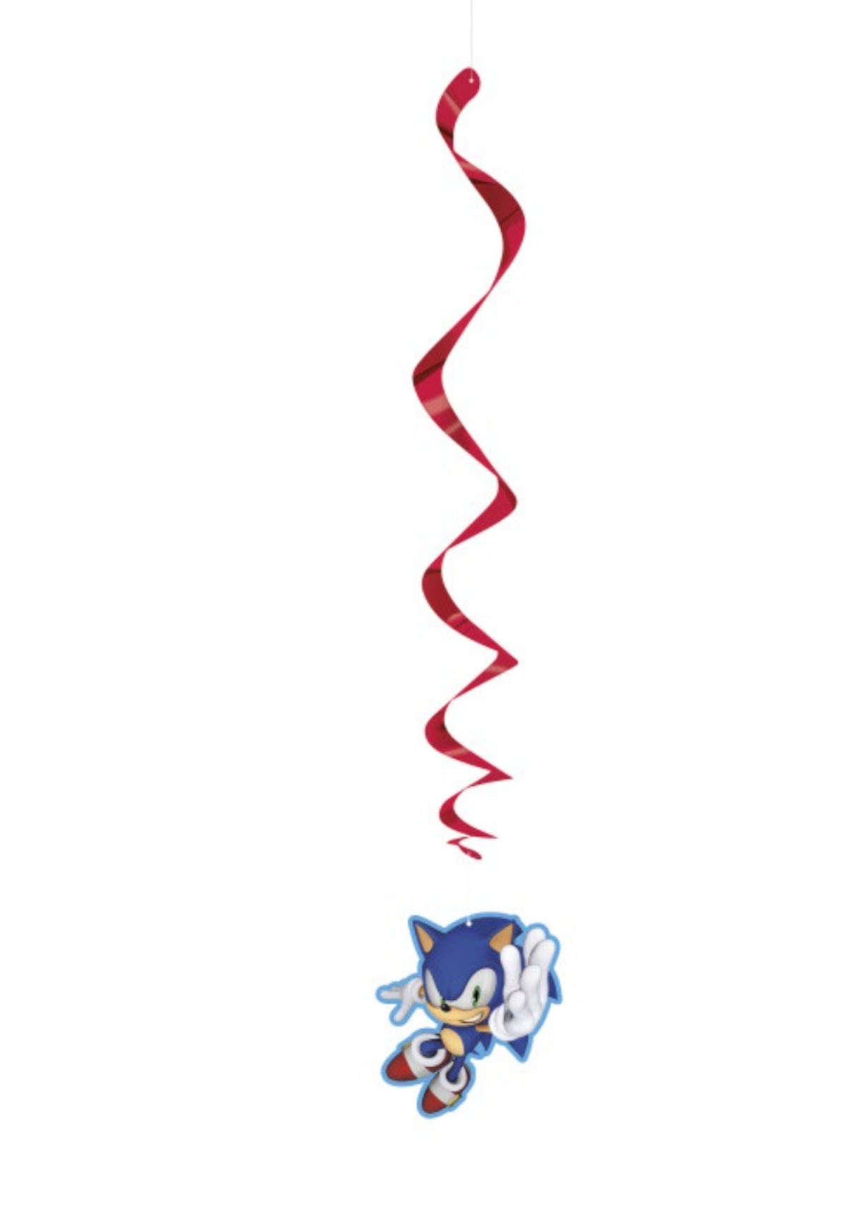 Sonic the Hedgehog Hanging Swirl Decorations 3ct.