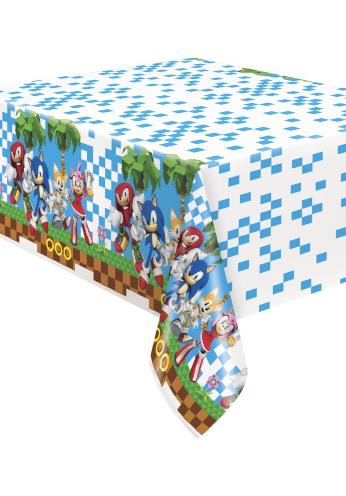 Sonic the Hedgehog Rectangular Plastic Table Cover 54" x 84"