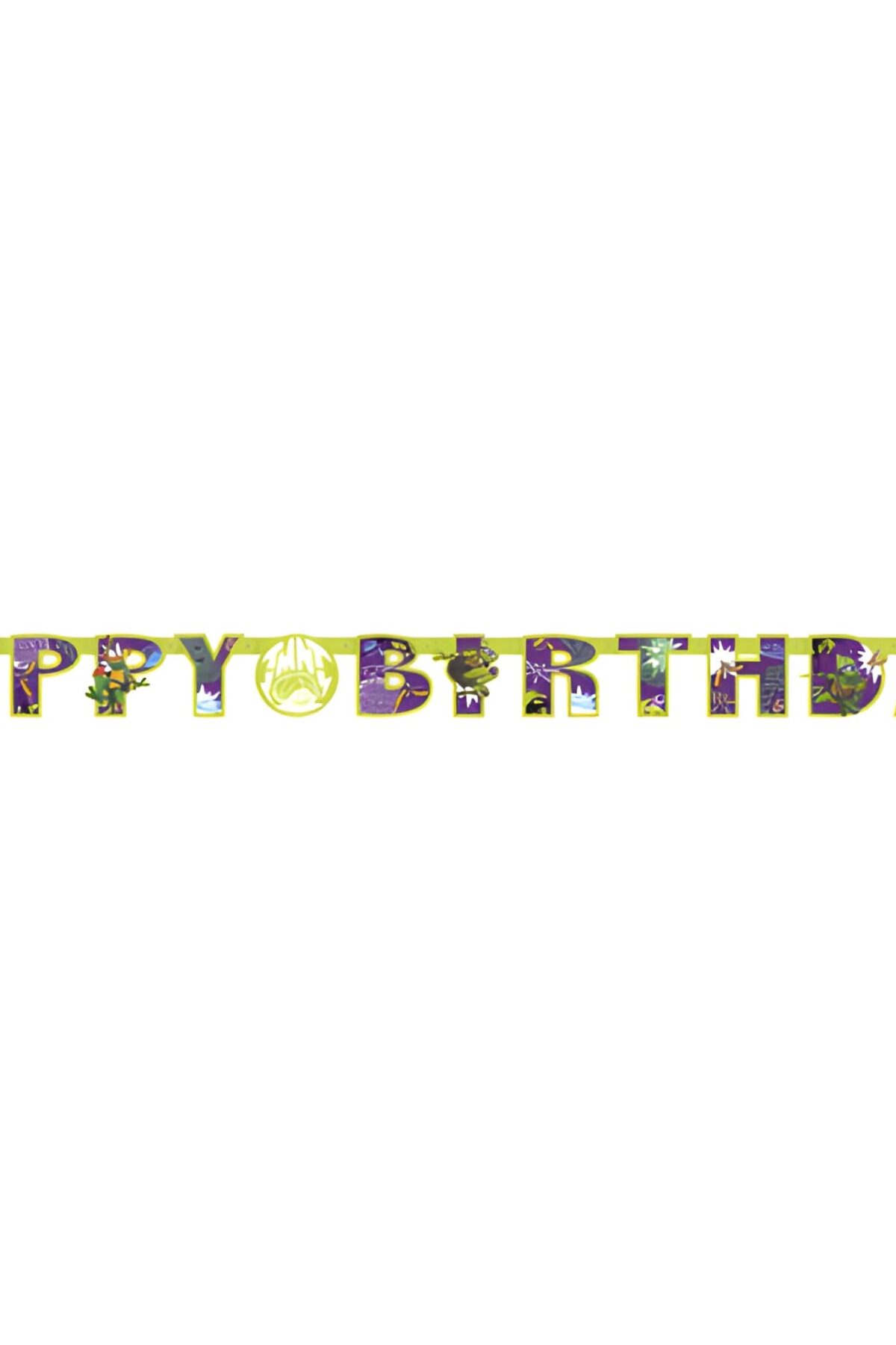 TMNT Mutant Mayhem "Happy Birthday" Jointed Banner