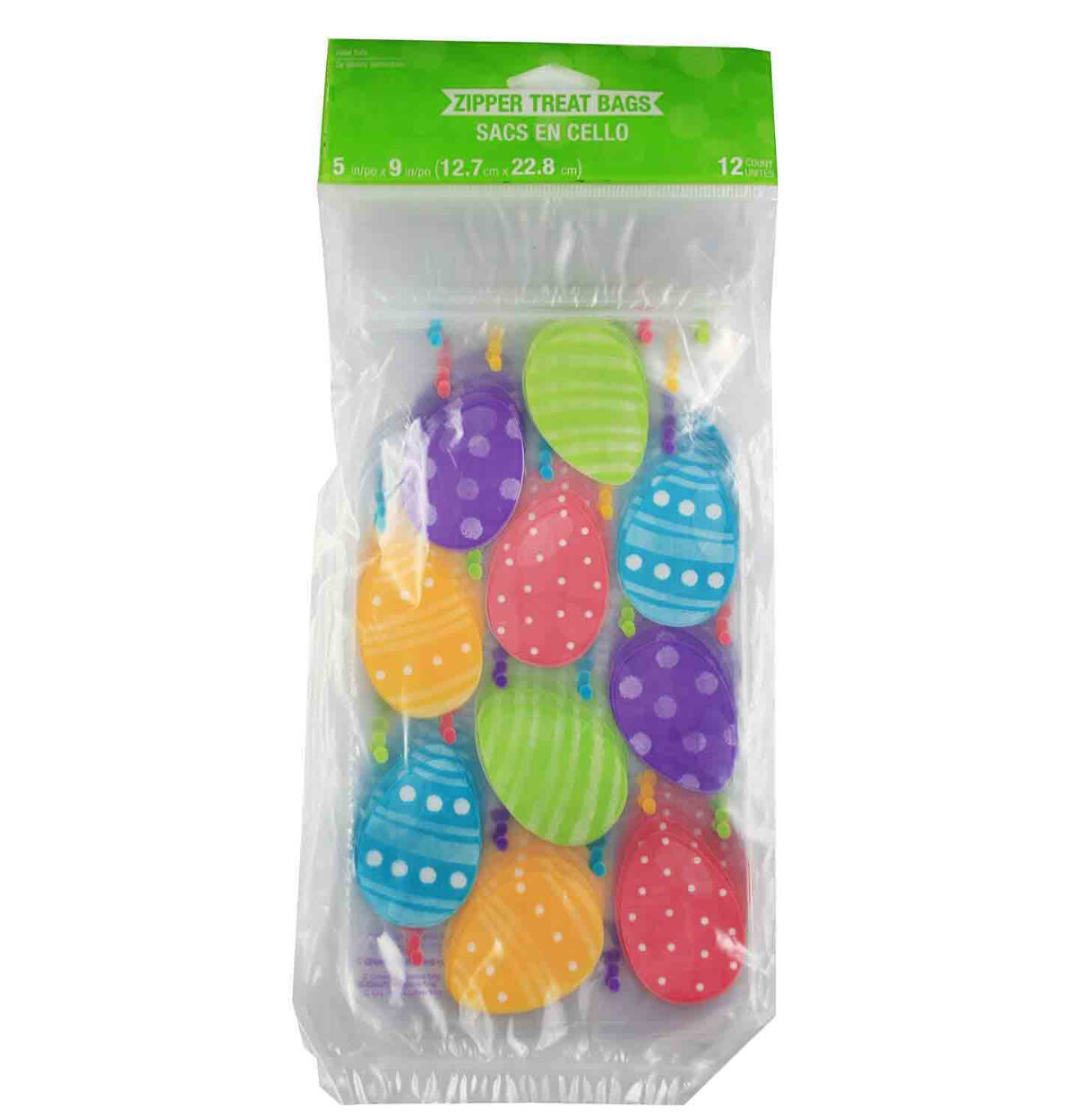 12CT EASTER EGGS BAG CELLO W/ZIP