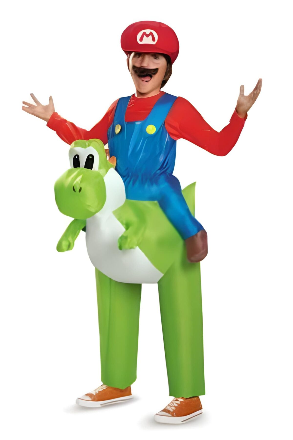 MARIO RIDING YOSHI INFLATABLE CHILD