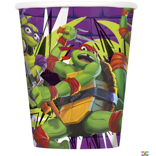 TMNT Mutant Mayhem 9oz Paper Cups 8ct.