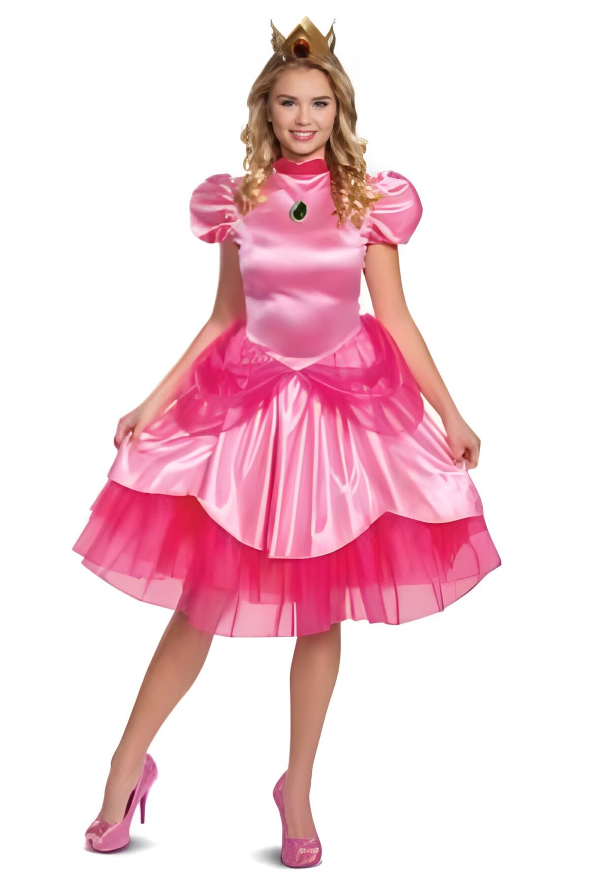 Princess Peach Deluxe Adult Costume 4 - 6