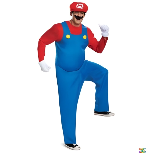Adult Mario Deluxe Costume XL 42-46