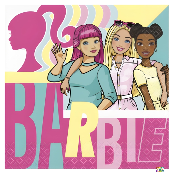 16CT. BARBIE LUNCH NAPKINS