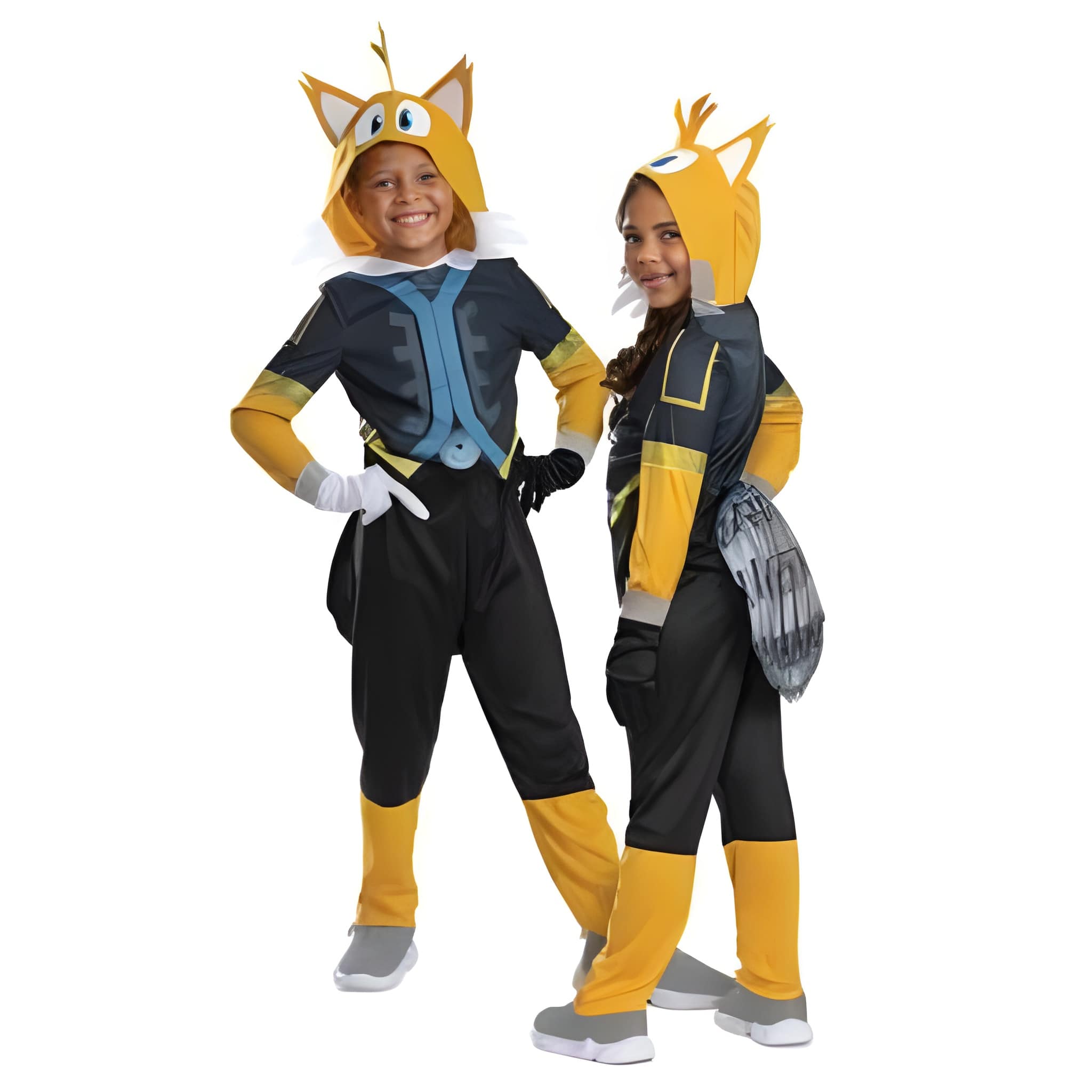 heib4z8hbejrs7luxhq1.jpeg Tails Sonic Prime Classic Child Costume L 10 TO 12 - Image 1