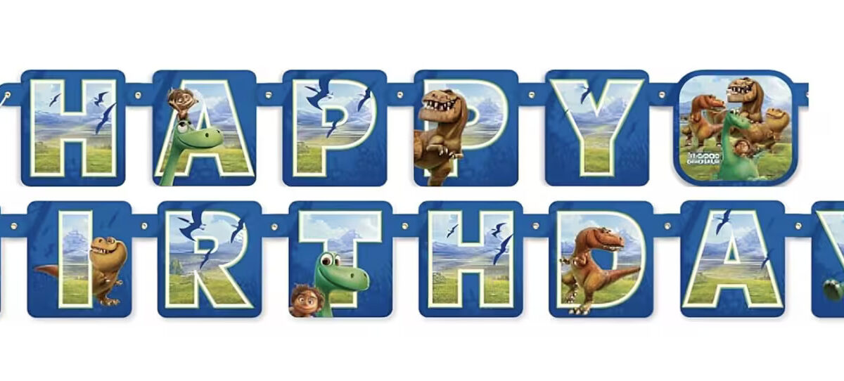 The Good Dinosaur Jumbo Letter Banner