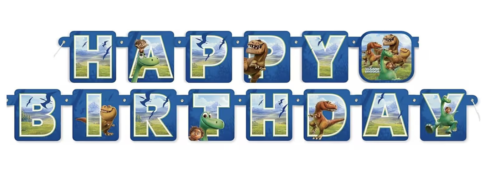 il_1588xN-6249718255_ql2y-jpg.jpg The Good Dinosaur Jumbo Letter Banner - Image 1