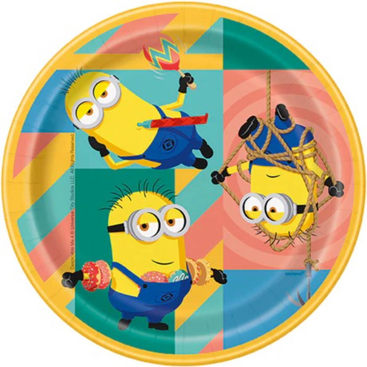 imgi_11_21743-1.jpg Despicable Me Round 7" Dessert Plates 8ct. - Image 1