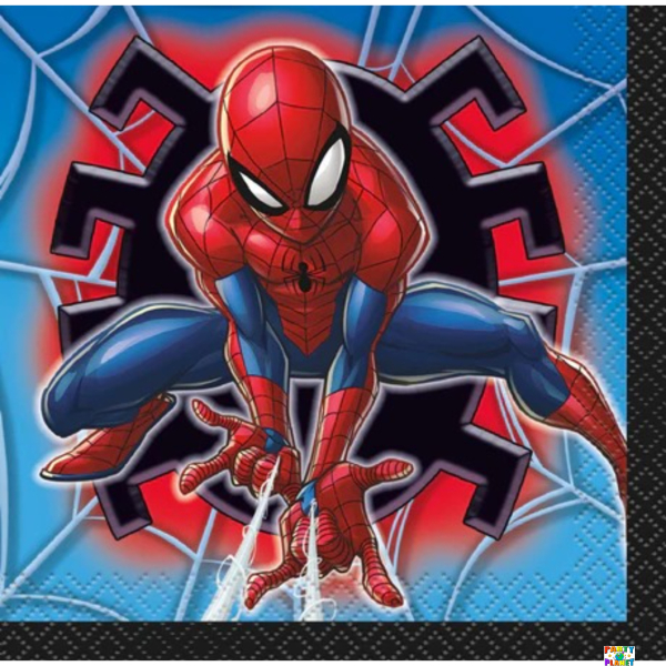 SpiderMan Beverage Napkins 16ct.