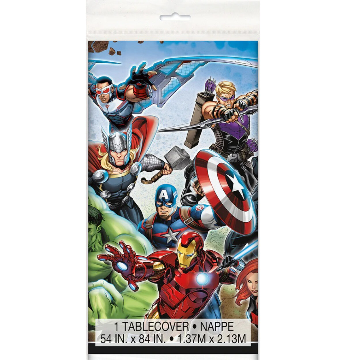 Avengers Rectangular Plastic Table Cover 54"x84"