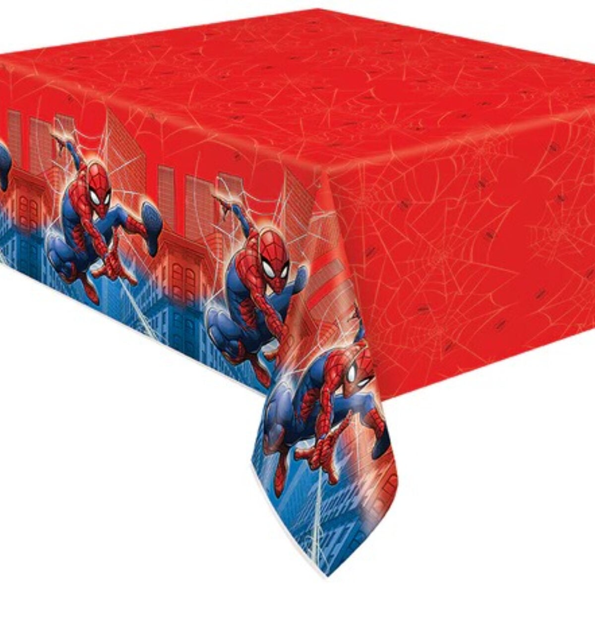 Spiderman Plastic Table Cover 54" X 84"