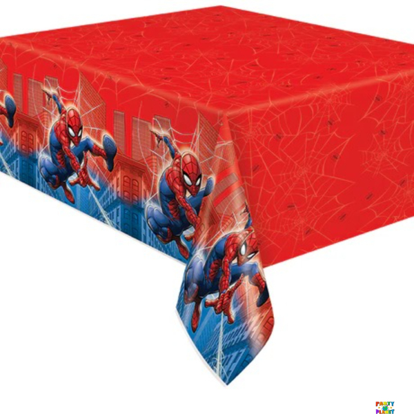 Spiderman Plastic Table Cover 54" X 84"
