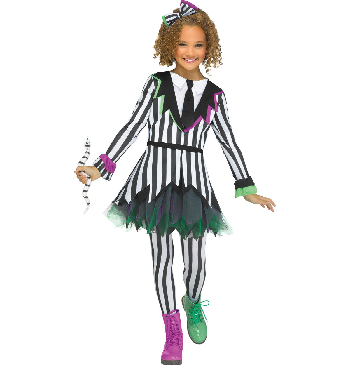 BEETLEJUICE Giddy Ghostie Child Costume Large