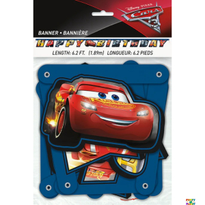 Disney Cars 3 Movie Large Jointed Banner - Image 2