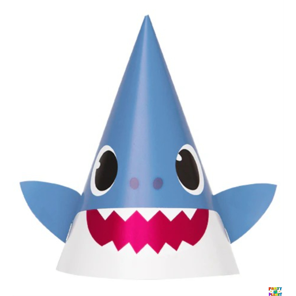 BABY SHARK PAPER HATS 8ct