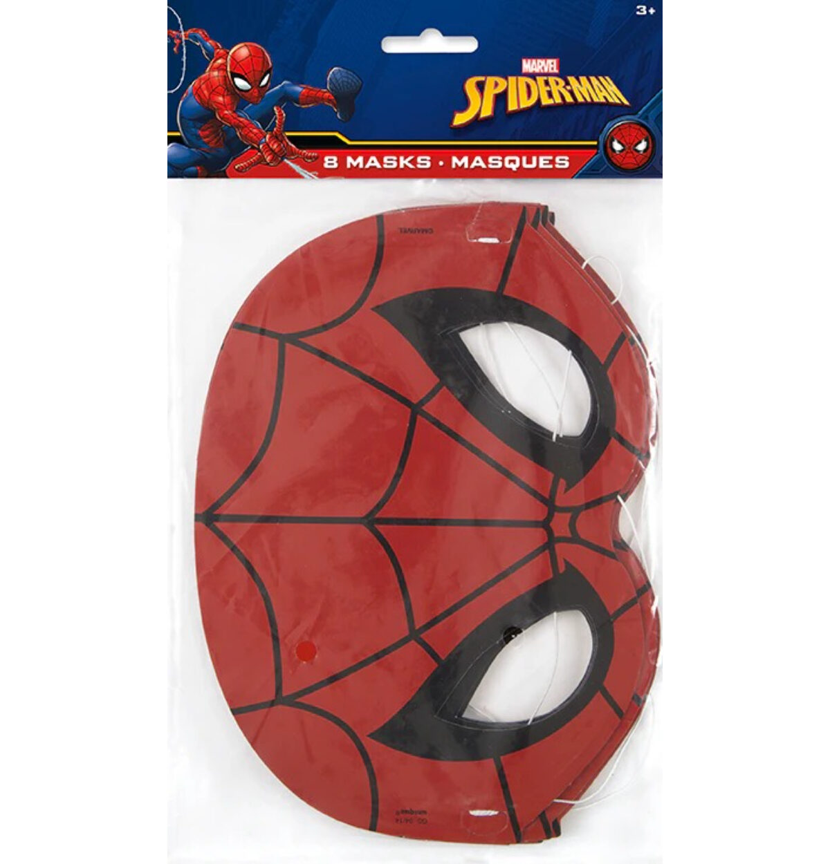 SpiderMan Party Masks 8ct.