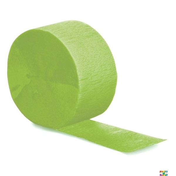Apple Green 81ft Crepe Streamer