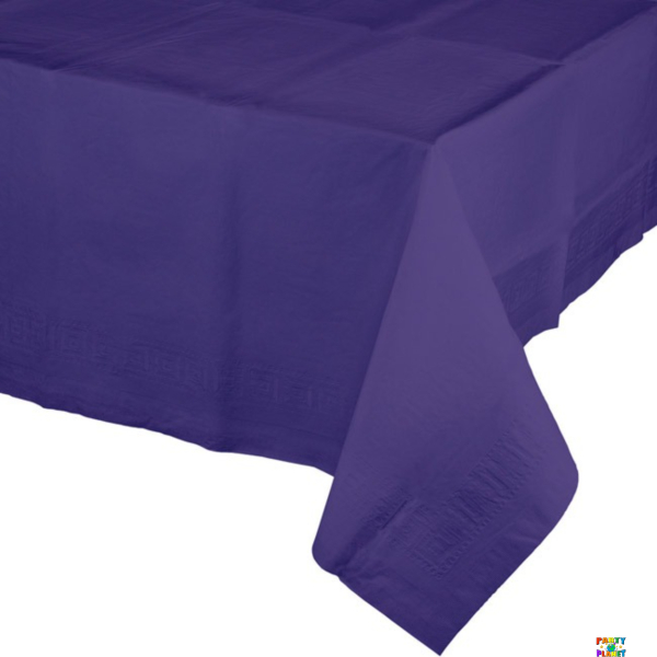 Purple Tissue-Poly Table Cover 54"x108"