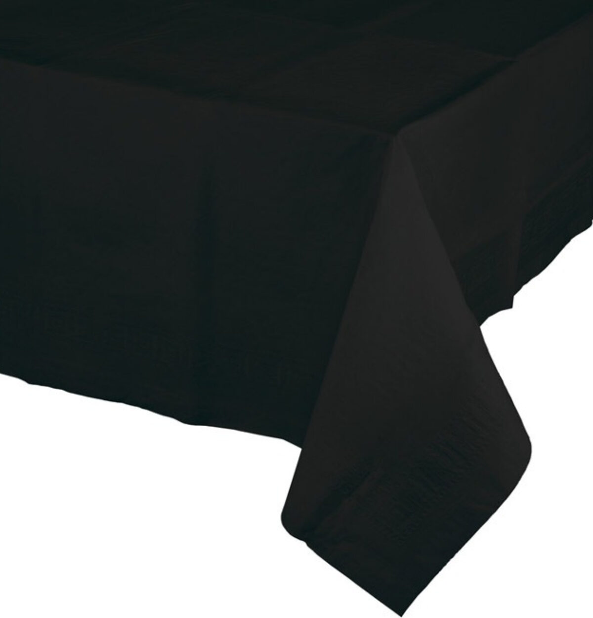 Black Velvet Tissue-Poly Table cover 54"x108"