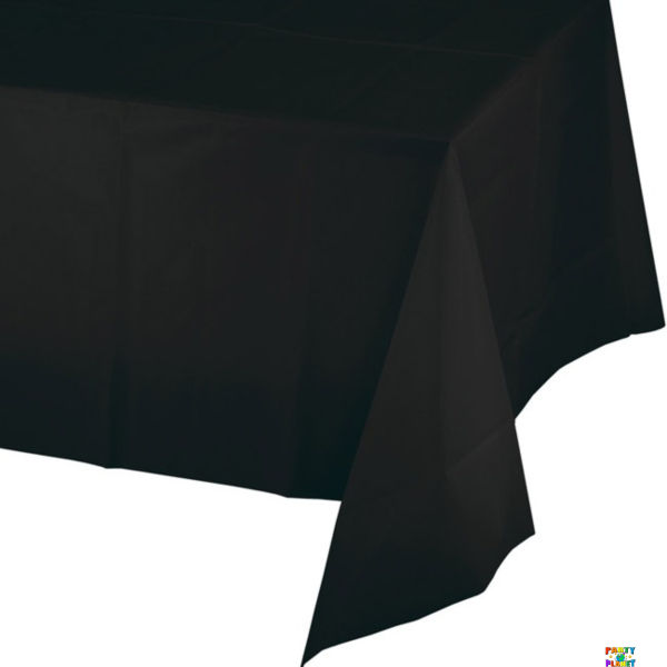Premium Black 54x108 Plastic Table cover
