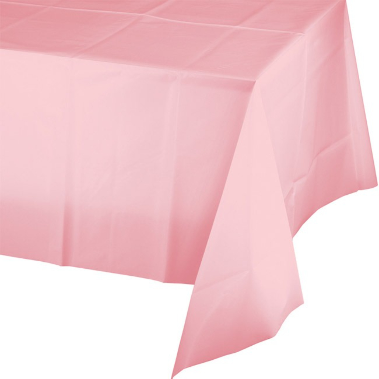 imgi_29_7650.jpg Classic Pink Plastic Table Cover 54"x 108" - Image 1