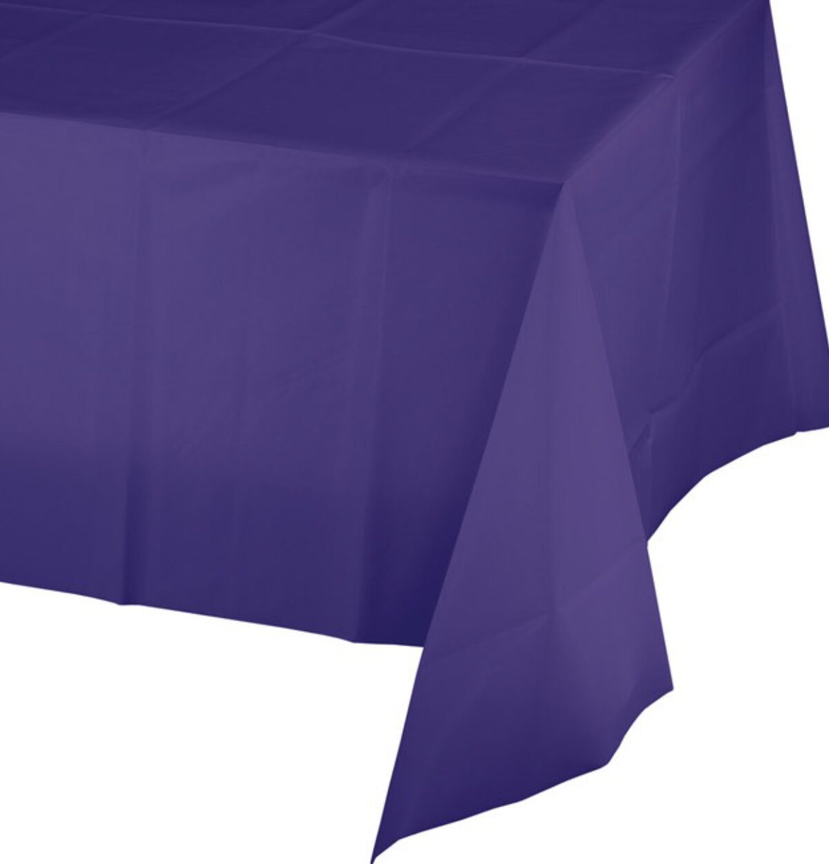 Purple Plastic Table Cover 54"x108"