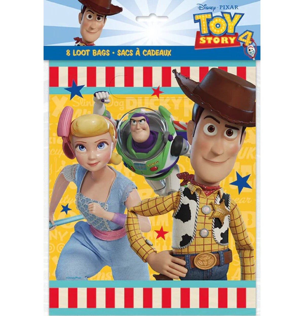 Disney Toy Story 4 Loot Bags 8ct.