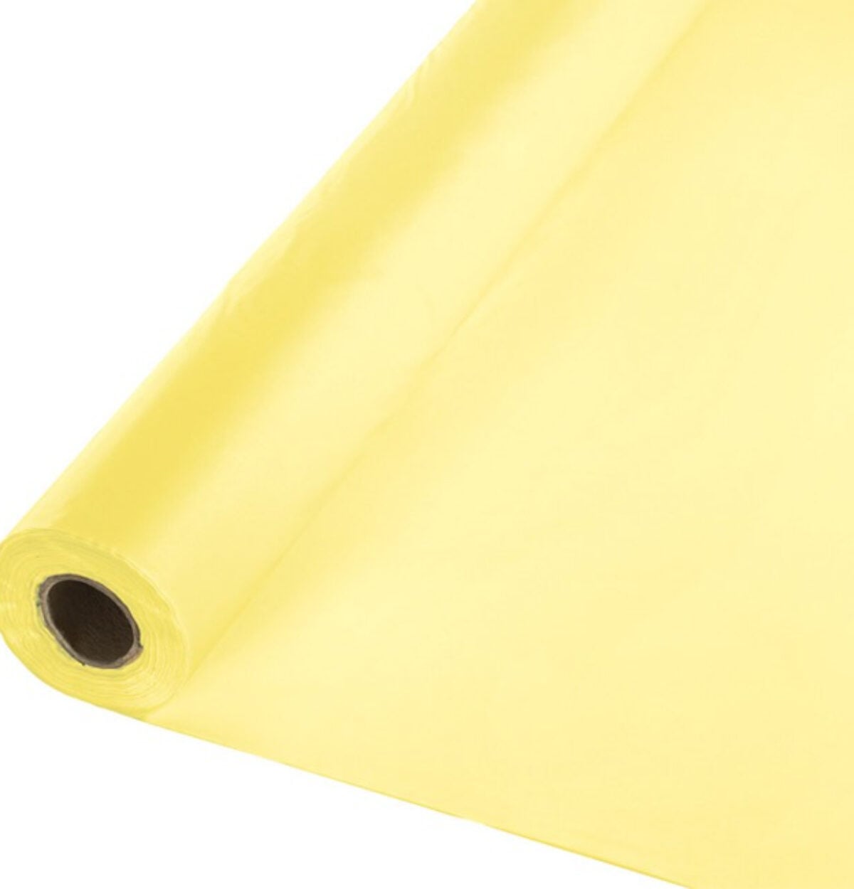BANQUET ROLL PLASTIC 1CT 100FT MIMOSA YELLOW